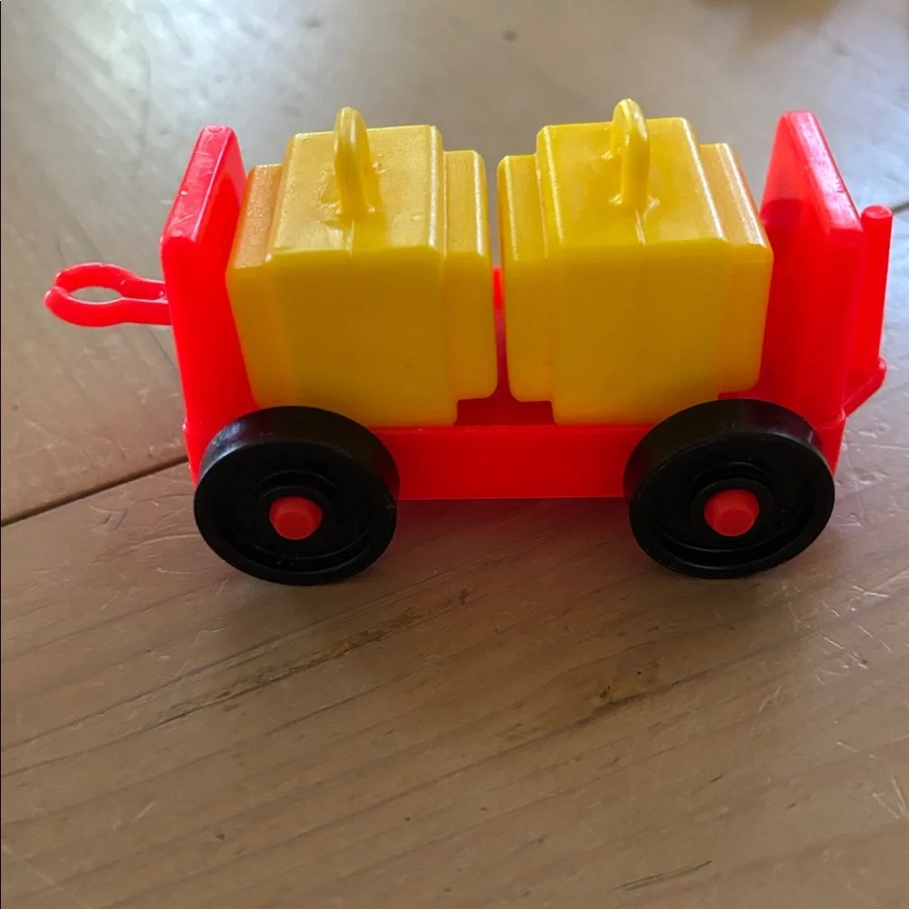 Fisher Price Jet Fuel Truck and Luggage Carrier - the Little People Airport Set